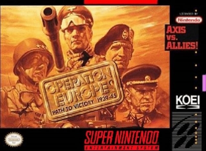 Operation Europe : Path to Victory 1939-45 [USA] - Super Nintendo 